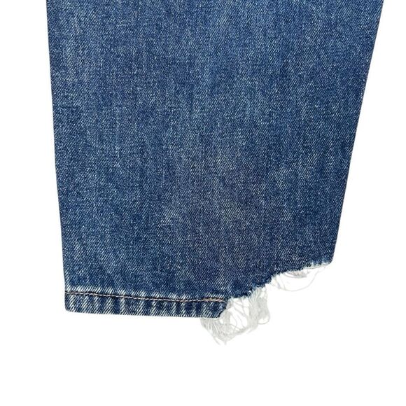 NWT American Eagle AEO Relaxed Mom Jeans Dark‎ Dreams Denim Size 0 / 25 Regular - Picture 10 of 11